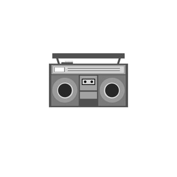 radio icon design, a simple icon with an elegant concept, suitable for your collection or business logo vector