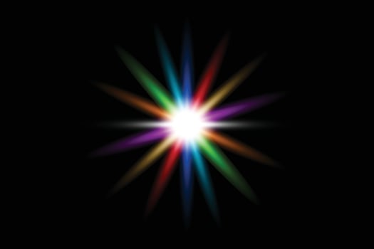 Vector colorful lens flare light effects eps free