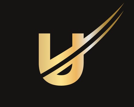 Initial Letter U Logo Template Modern and Simple Design vector