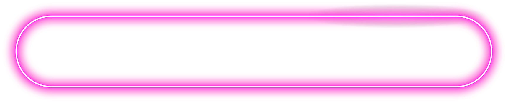 Neon rectangle web button frame png