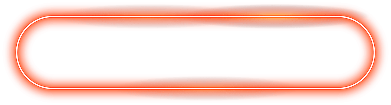 Neon rectangle web button frame png