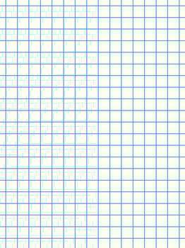 blue color graph paper over off white background vector