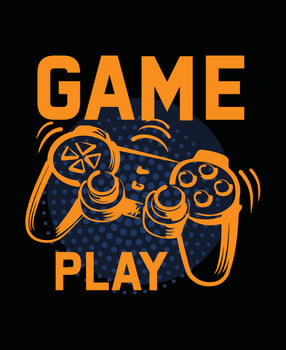 Game t shirt template design. vector