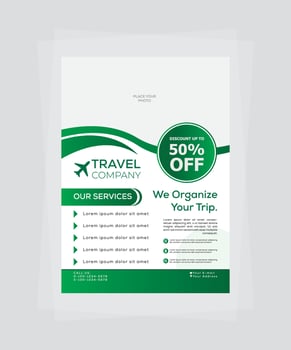 Travel Company 1st Template Design vector