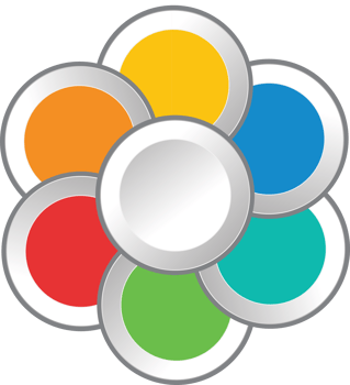Process infographic template with 6 options. png