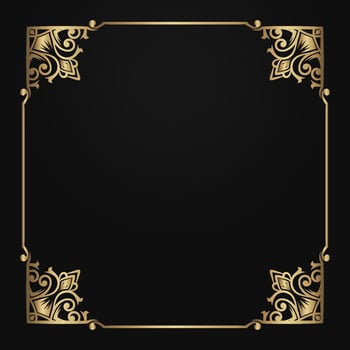 floral pattern, with vintage frame vector