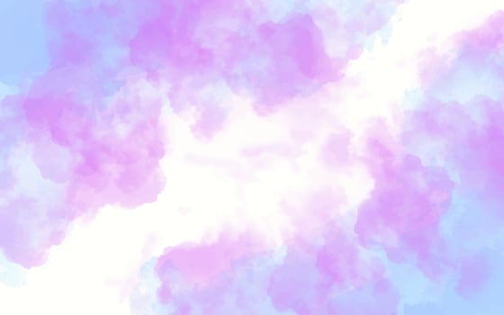 Background Watercolor Landscape, Watercolor Painting, Watercolor Sky, Watercolor Abstract, Watercolor Dreamscape. vector