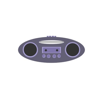 radio icon design, a simple icon with an elegant concept, suitable for your collection or business logo vector