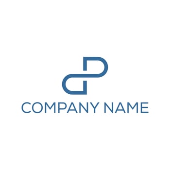 Initial logo with vector format.