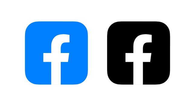 Facebook logo vector, Facebook icon free vector