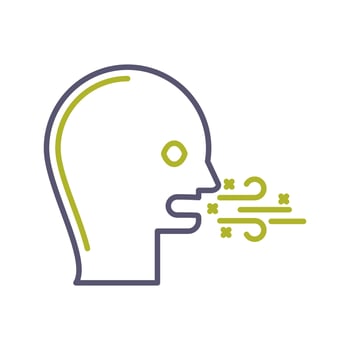 Bad Breath Vector Icon