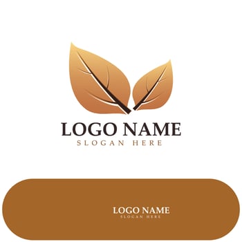 tobacco leaf logo,tobacco field and tobacco cigarette logo template design vector