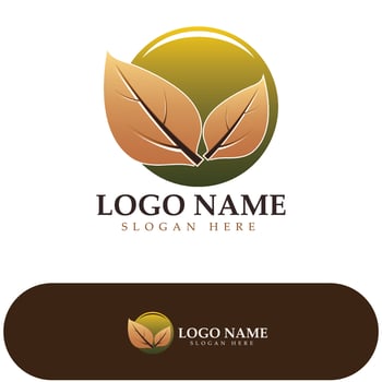 tobacco leaf logo,tobacco field and tobacco cigarette logo template design vector
