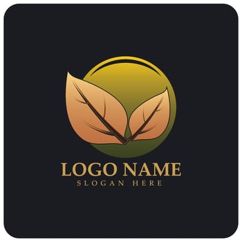 tobacco leaf logo,tobacco field and tobacco cigarette logo template design vector