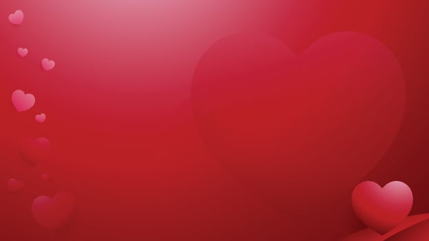 Heart love vector background. Valentine frame. Pink hearts background. Love background design illustration. Valentine background. Love heart. Abstract love background. Valentine design template.