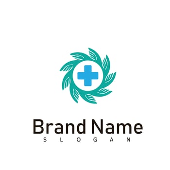health logo hospital design symbol doctor vector