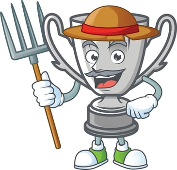 Silver Trophy Vector