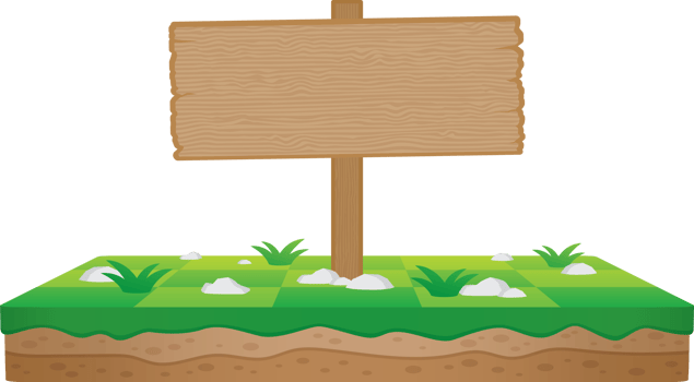 land with signboard png