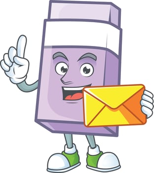 Cartoon Eraser Vector