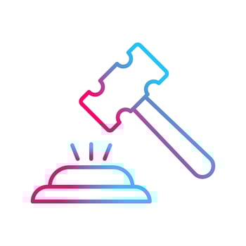Gavel Vector Icon