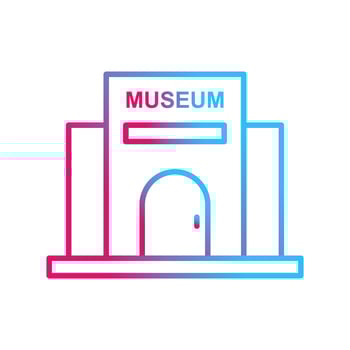 Museum Building Vector Icon