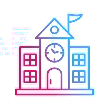 University Campus Vector Icon