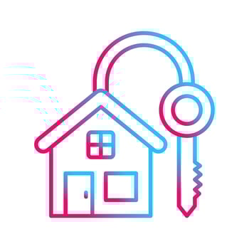 House Key Vector Icon