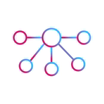 Unique Gradient Vector Icon