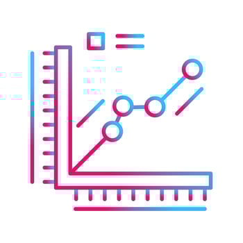Graph Vector Icon