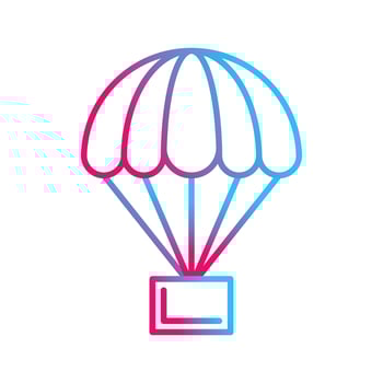 Parachute Vector Icon