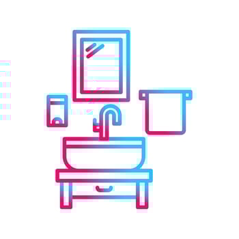 Washbasin Vector Icon