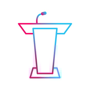 Podium Vector Icon
