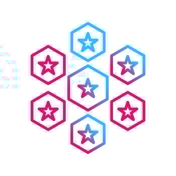 Unique Reputation Management Vector Icon