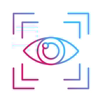 Eye Scan Vector Icon
