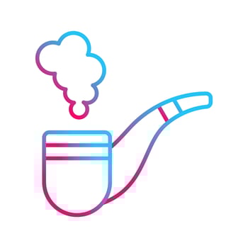 Smoke Pipe Vector Icon