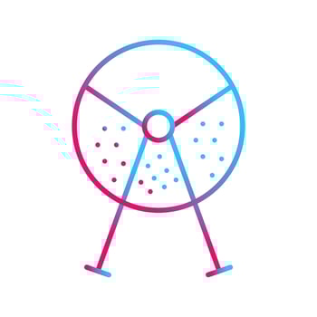 Lottery Machine Vector Icon