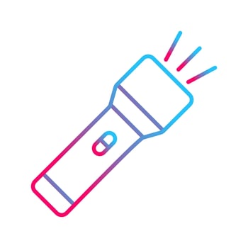 Flashlight Vector Icon