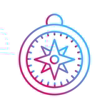 Compass Vector Icon