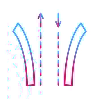 Unique Gradient Vector Icon