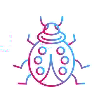 Ladybug Vector Icon