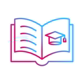 Open Book Vector Icon