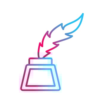 Inkwell Vector Icon