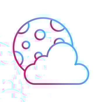 Moon Vector Icon