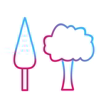 Trees Vector Icon