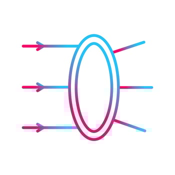 Refraction Vector Icon