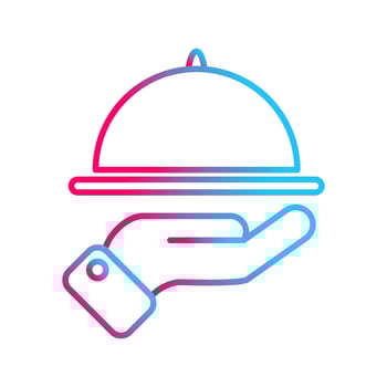 Waiter Vector Icon