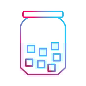 Sugar Bottle Vector Icon
