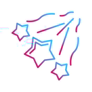 Falling Stars Vector Icon