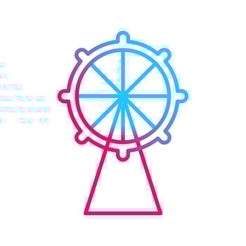 Ferris Wheel Vector Icon