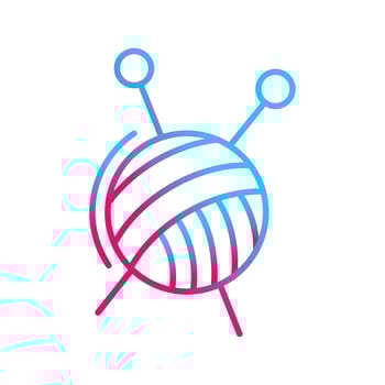 Knitting Vector Icon